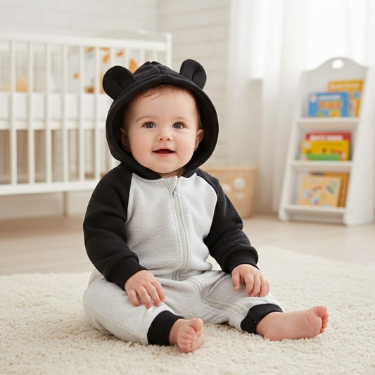 Varm baby overall för vinter