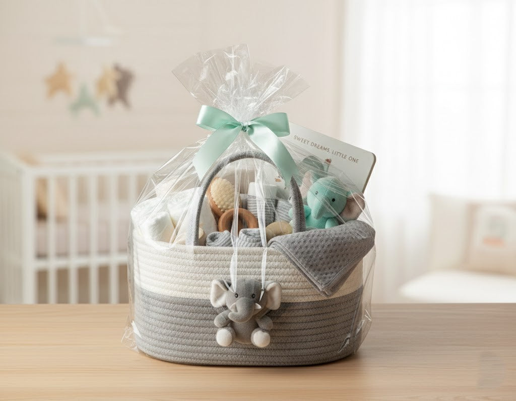 Mjuk Förvaringskorg i Bomull