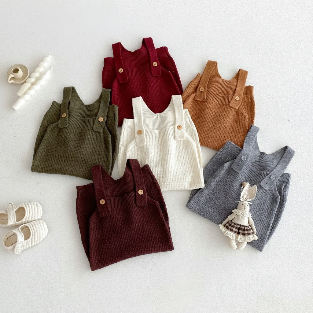 Mjuka Baby Overalls för Vardag