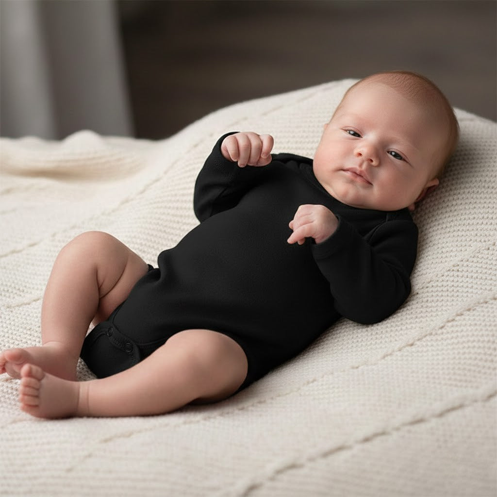 Mjuk Babybody i Bomull