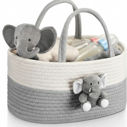 Mjuk Förvaringskorg i Bomull