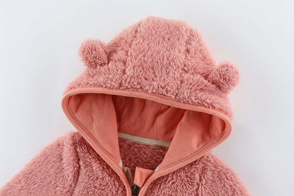 Långärmad barnjacka Plush Top