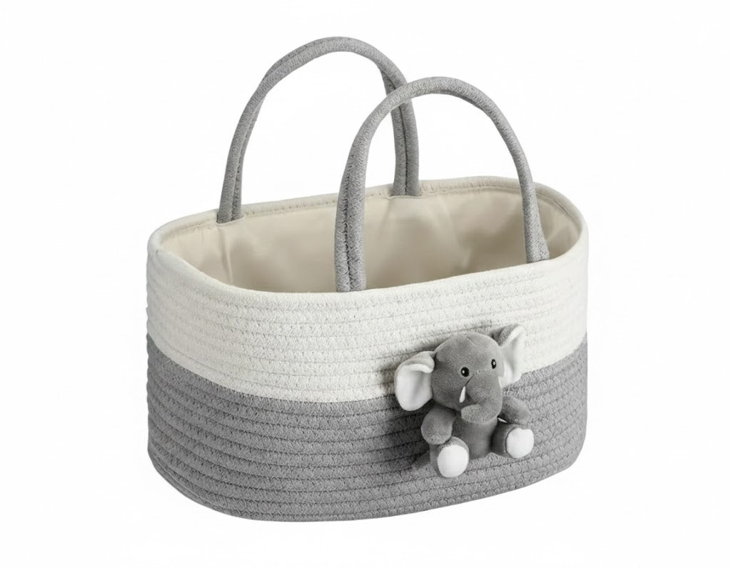 Mjuk Förvaringskorg i Bomull
